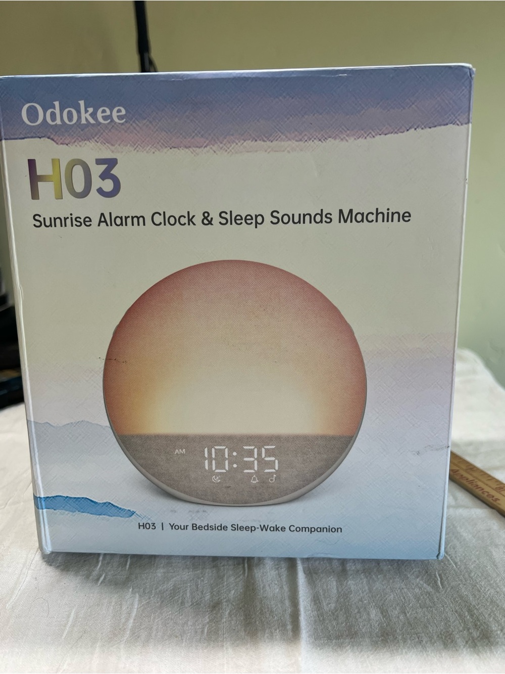 Odokee HO3 Sunrise Alarm Clock White Noise Machine with Bluetooth Speaker